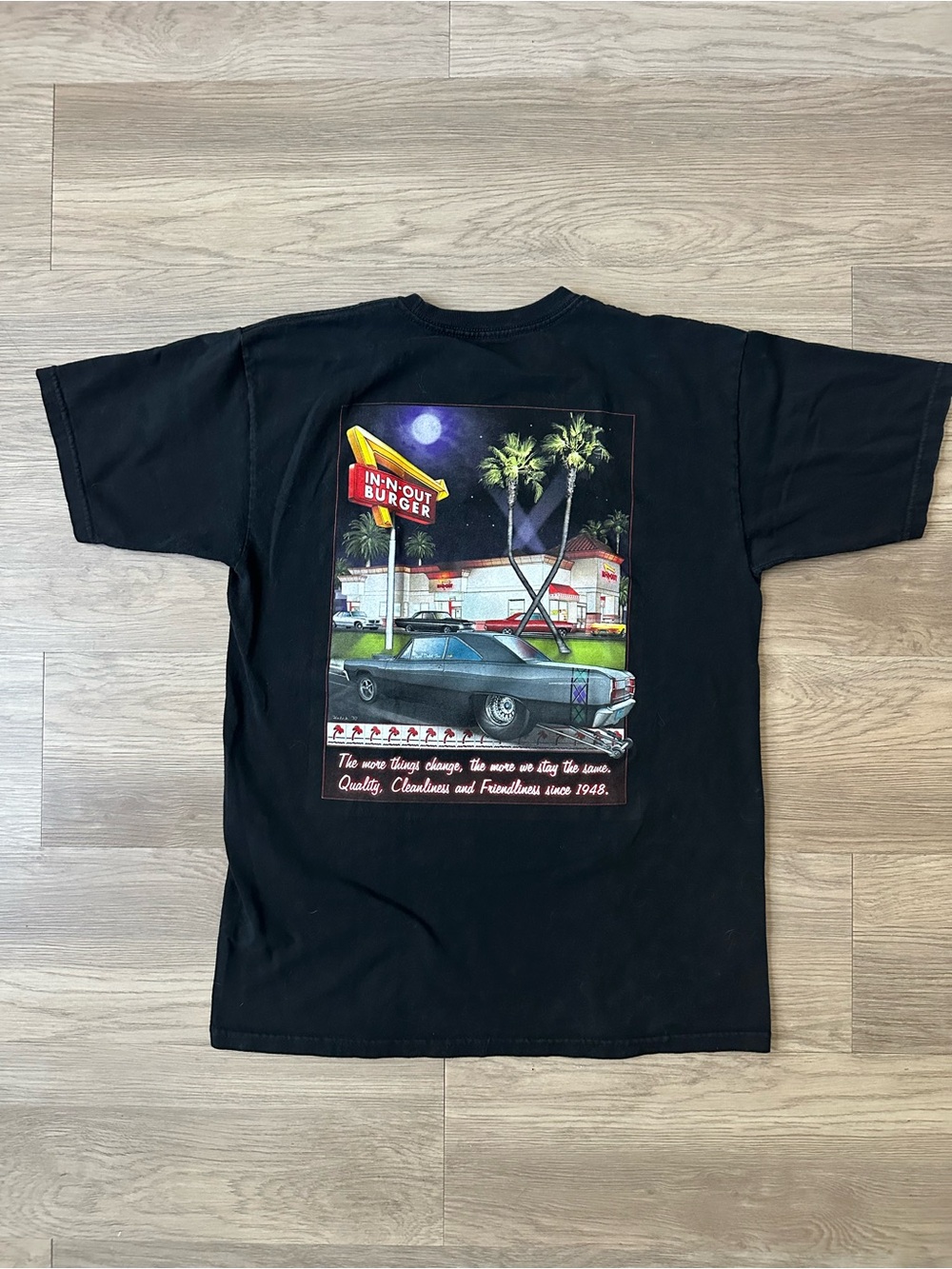 In-N-Out Classic Car Black T-shirt - Picture 2 of 9